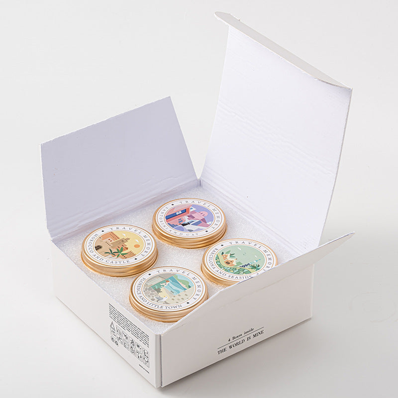 Aluminum Jar Soy Candle Gift Set