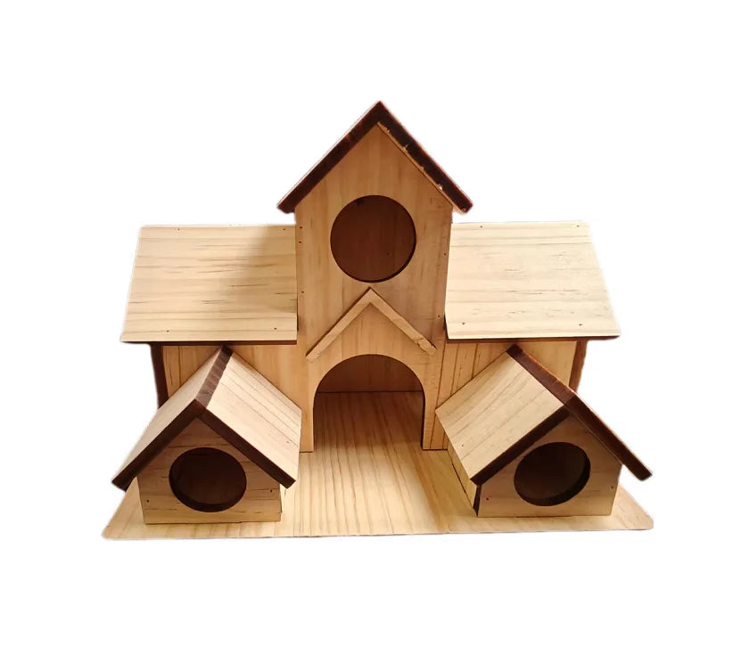 Rustic Wooden Birdhouse