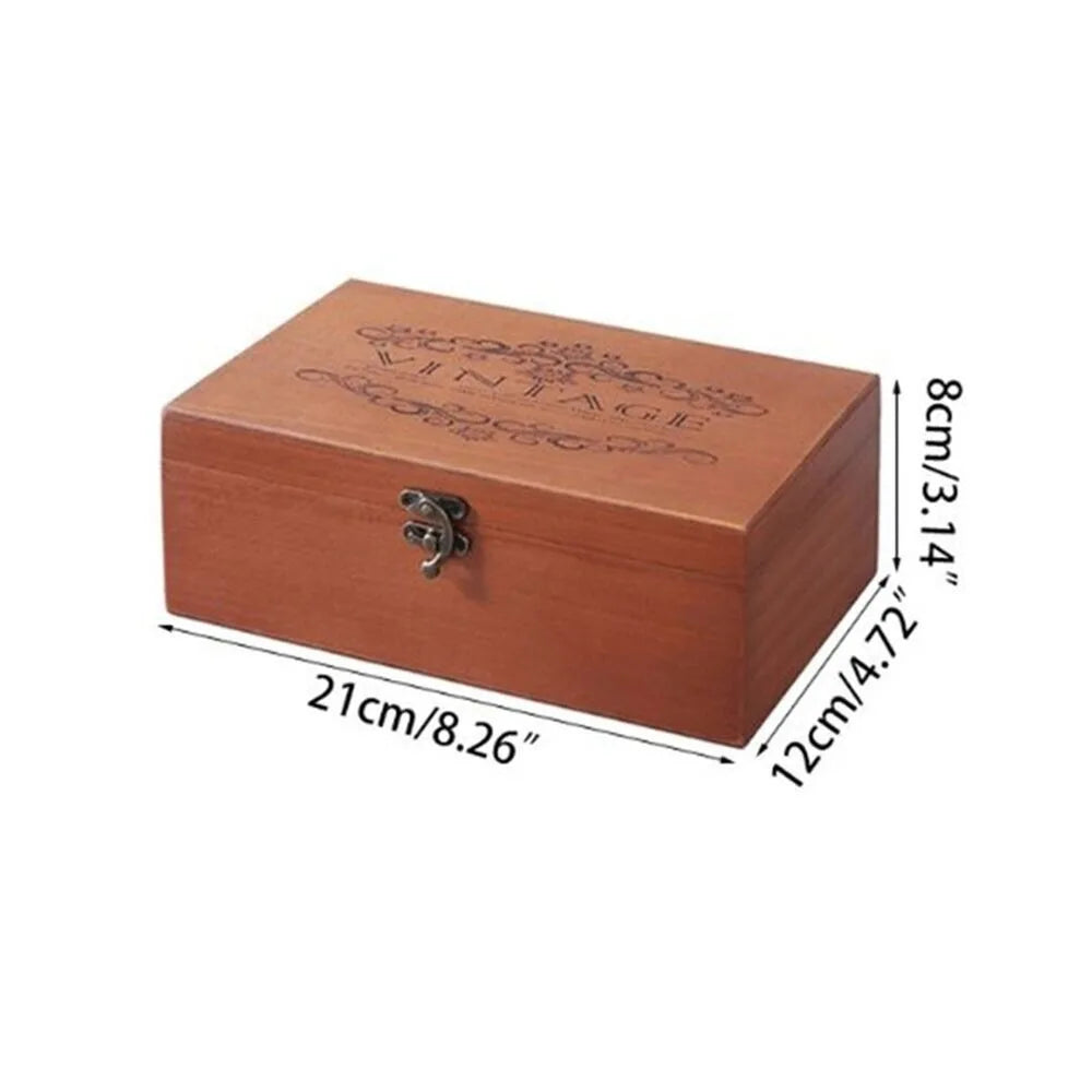 Vintage Wood Storage Box