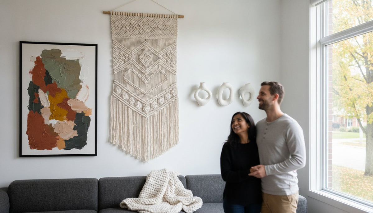10 Unique Wall Decor Ideas for Living Rooms with Character