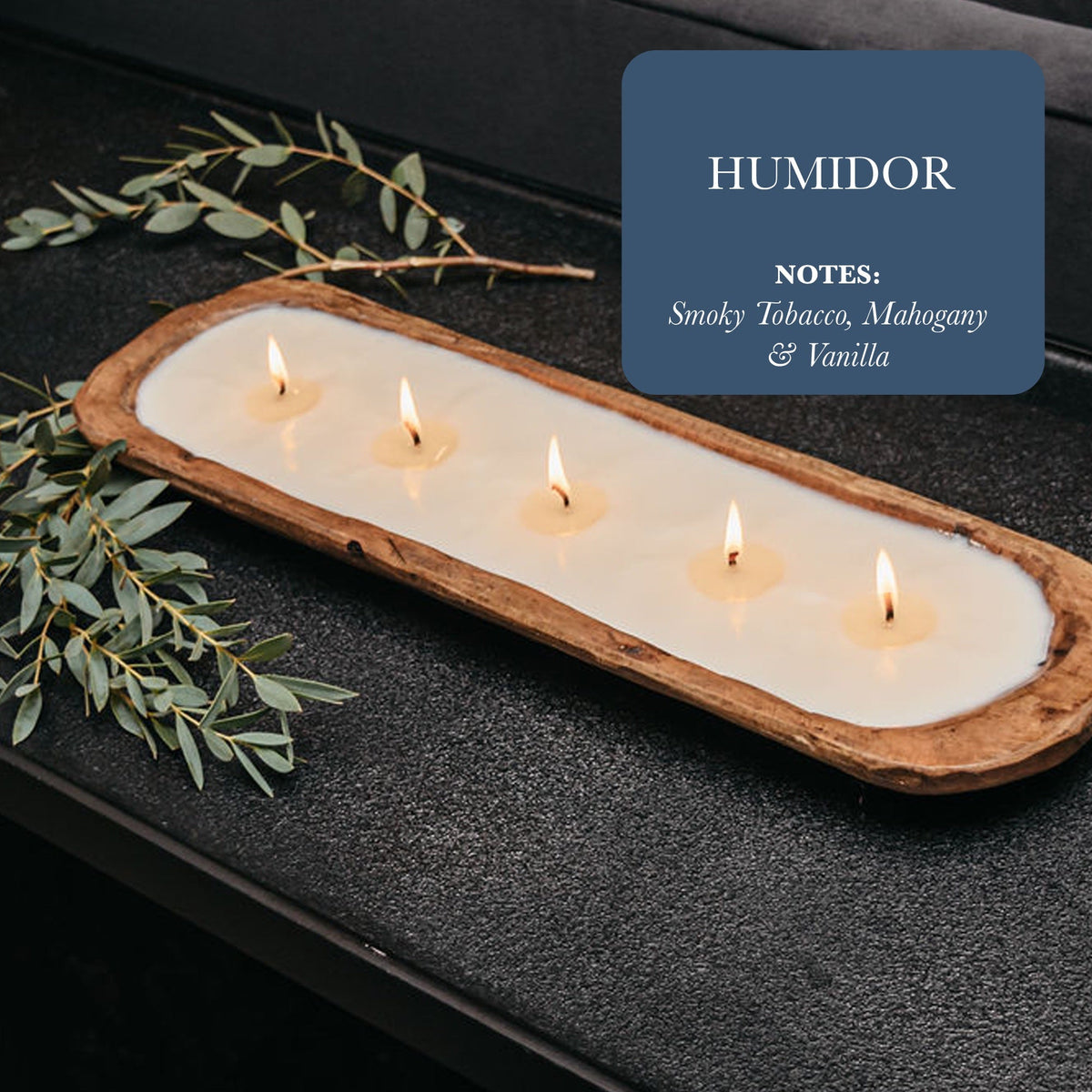 5-Wick Dough Bowl  Candles