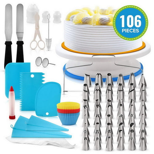 106pcs DIY Multi function Cake Decorating Kit Cake
