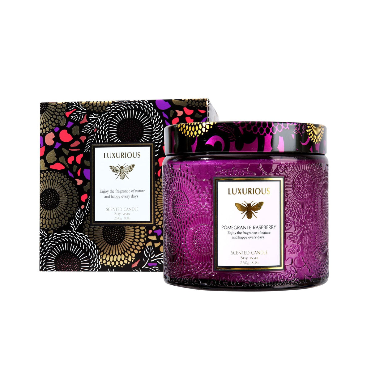 Starry Sky Glass Soy Candle