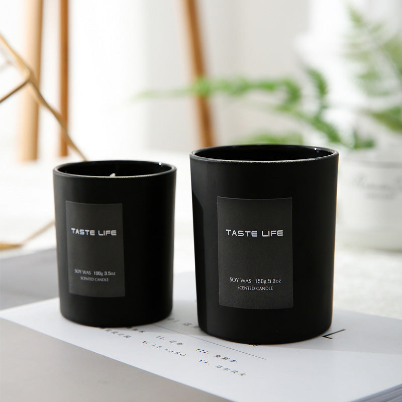 Black Cup Soy Scented Candle