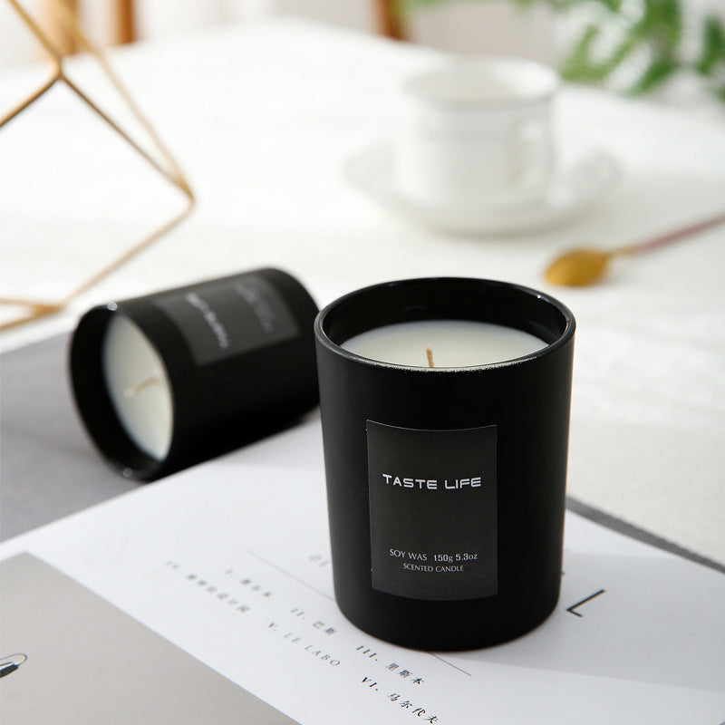 Black Cup Soy Scented Candle