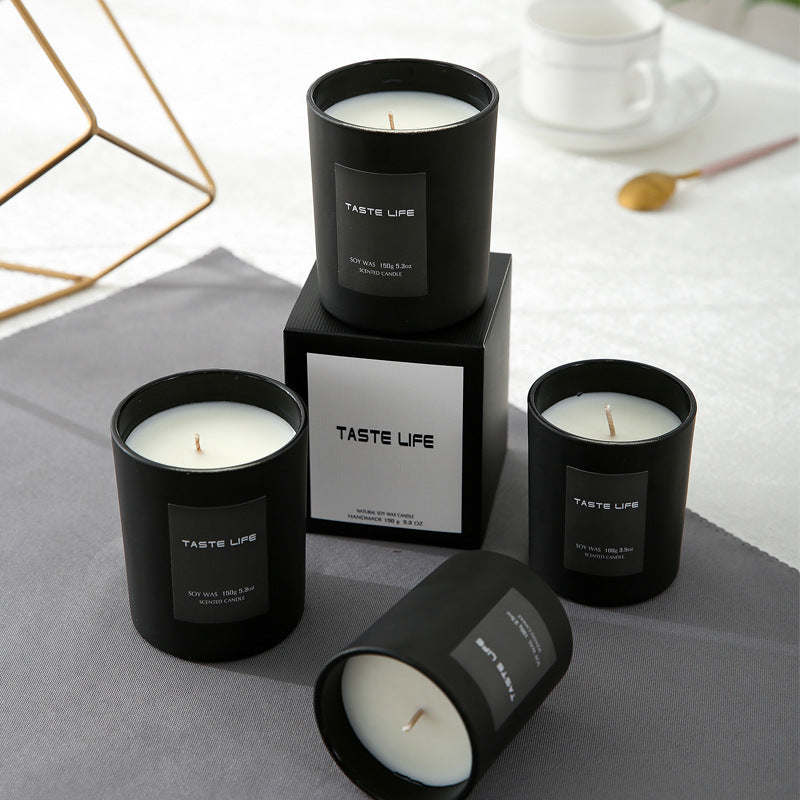 Black Cup Soy Scented Candle