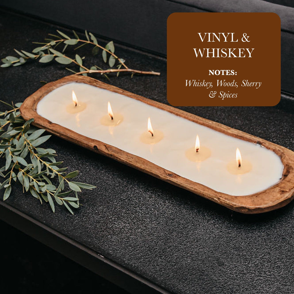 5-Wick Dough Bowl  Candles