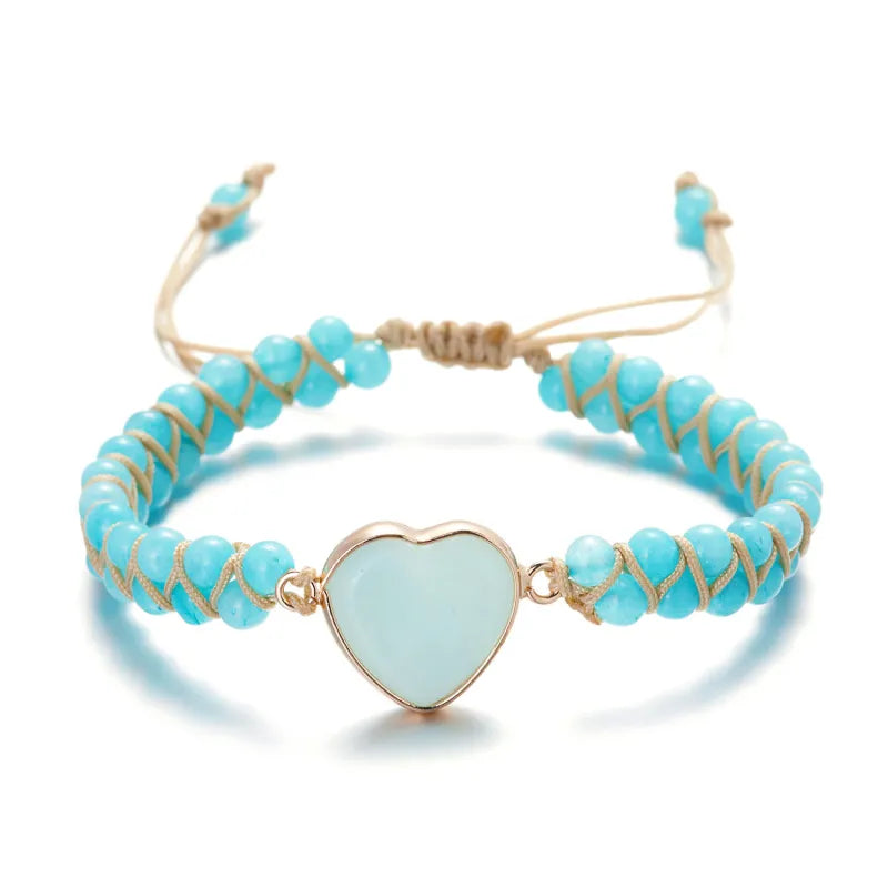 Love Stone Winding Bracelet