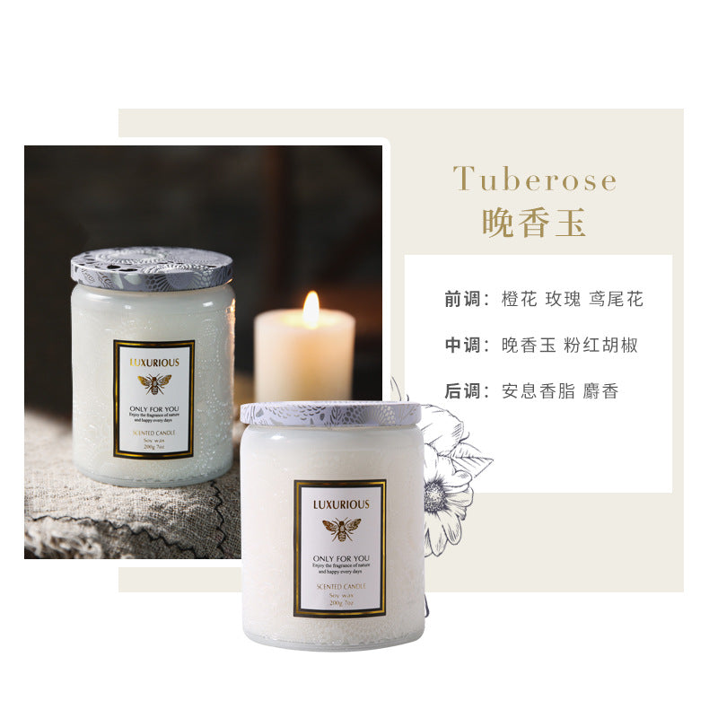 Starry Sky Glass Soy Candle