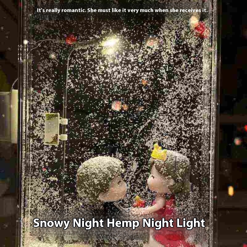 DIY Snowflake Night Light