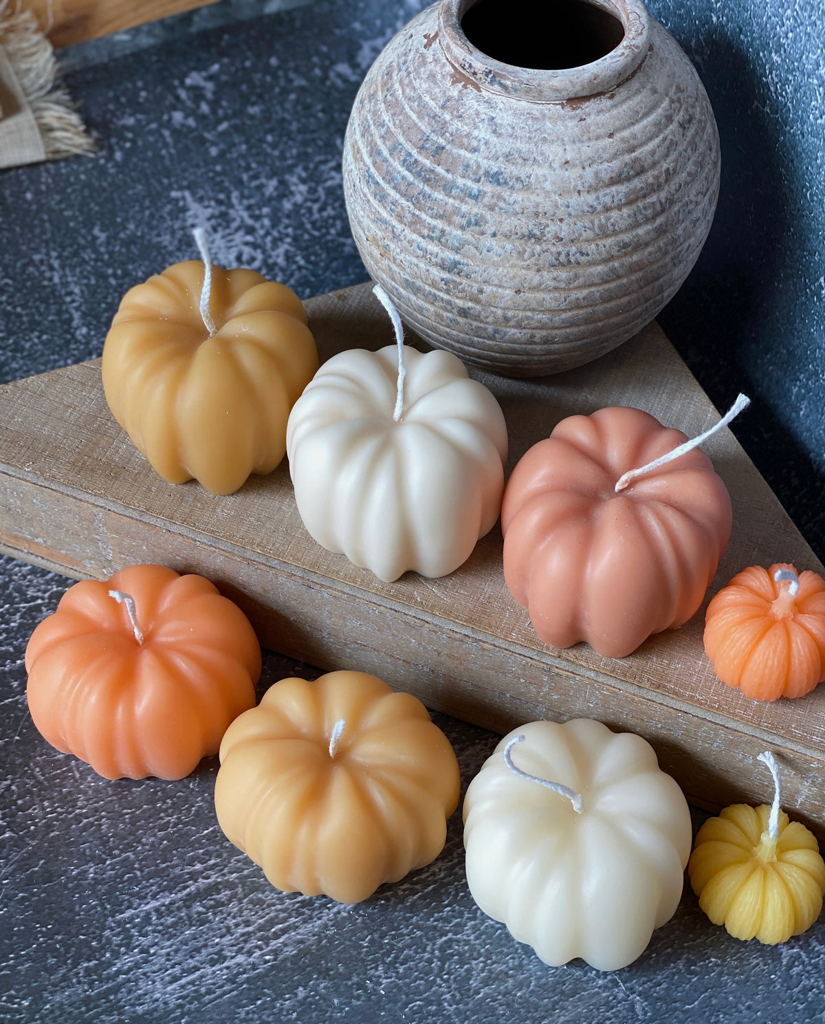 Handmade Soy Wax Pumpkin  Candles