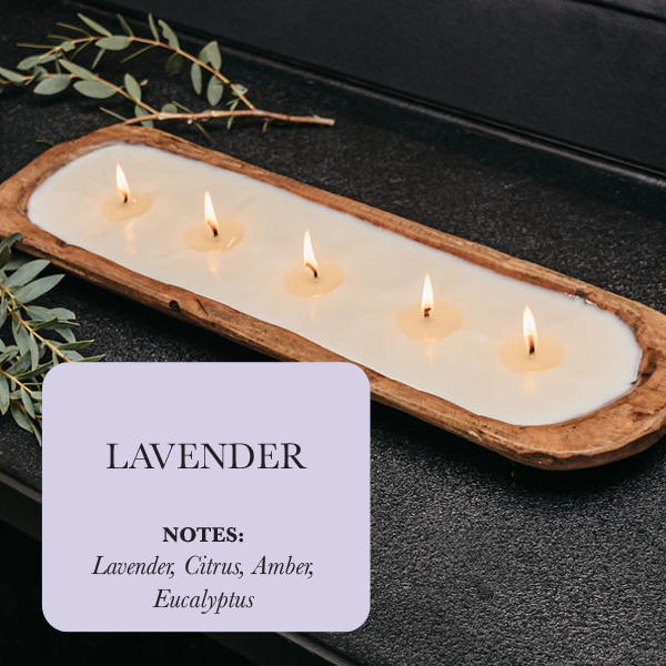 5-Wick Dough Bowl  Candles