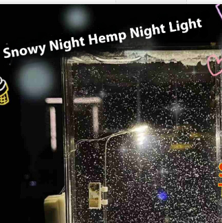 DIY Snowflake Night Light