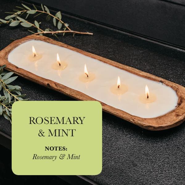 5-Wick Dough Bowl  Candles