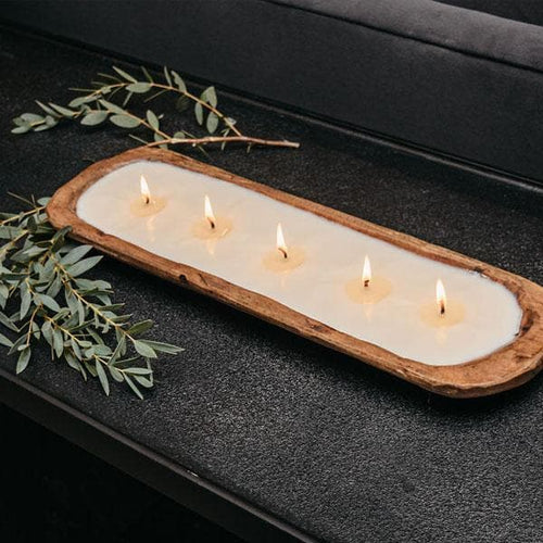 5-Wick Dough Bowl  Candles