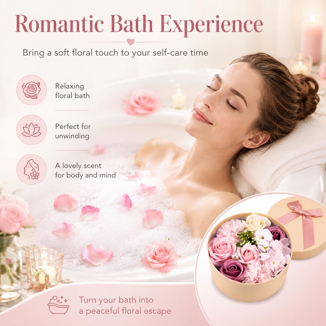 Swan Rose Bath Soap