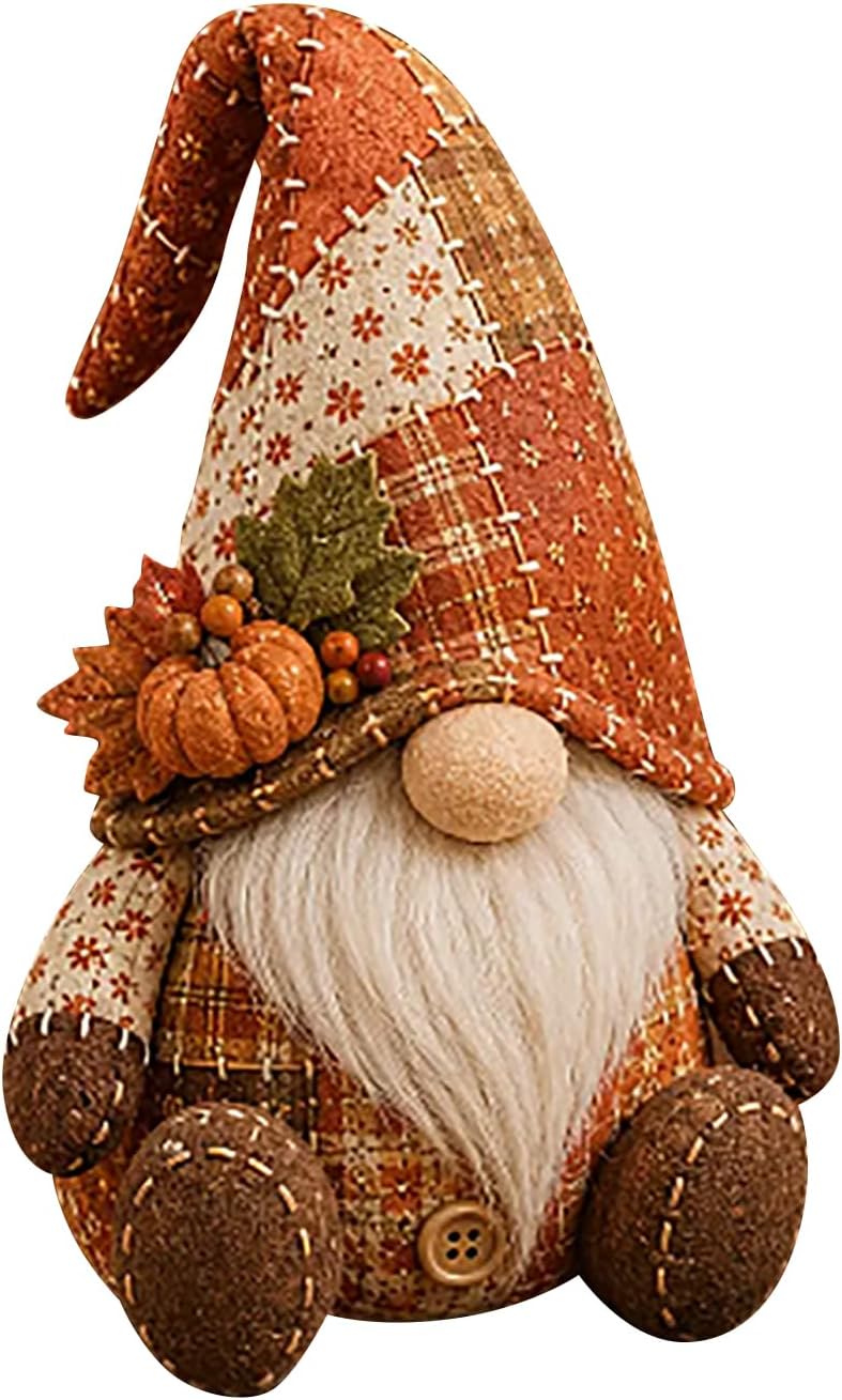 Handcrafted DIY Patchwork  Gnome Sewing Kit