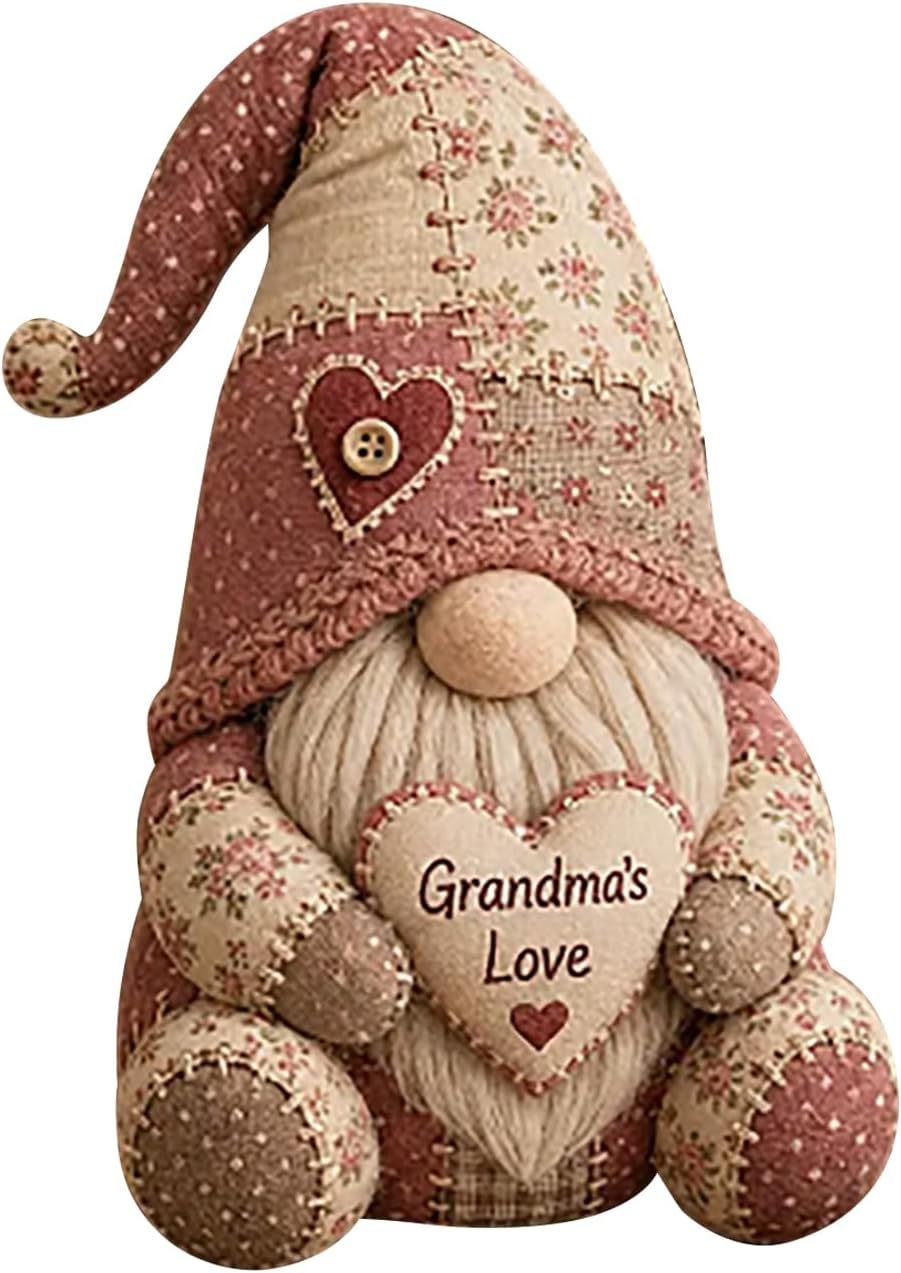 Handcrafted DIY Patchwork  Gnome Sewing Kit