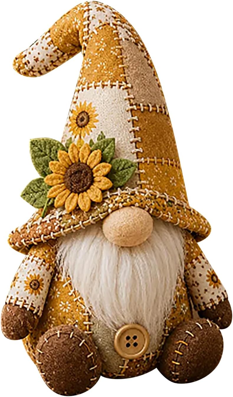 Handcrafted DIY Patchwork  Gnome Sewing Kit