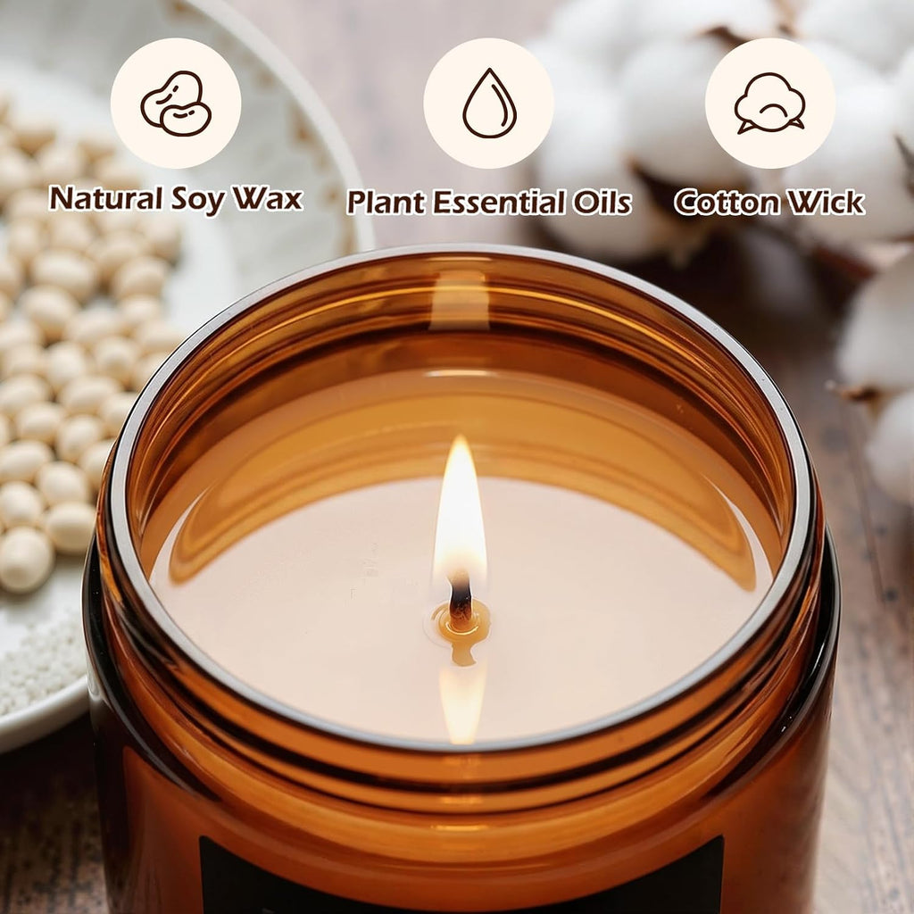 Fall Candles Set, 4 of 28oz Soy Wax Scented Candle
