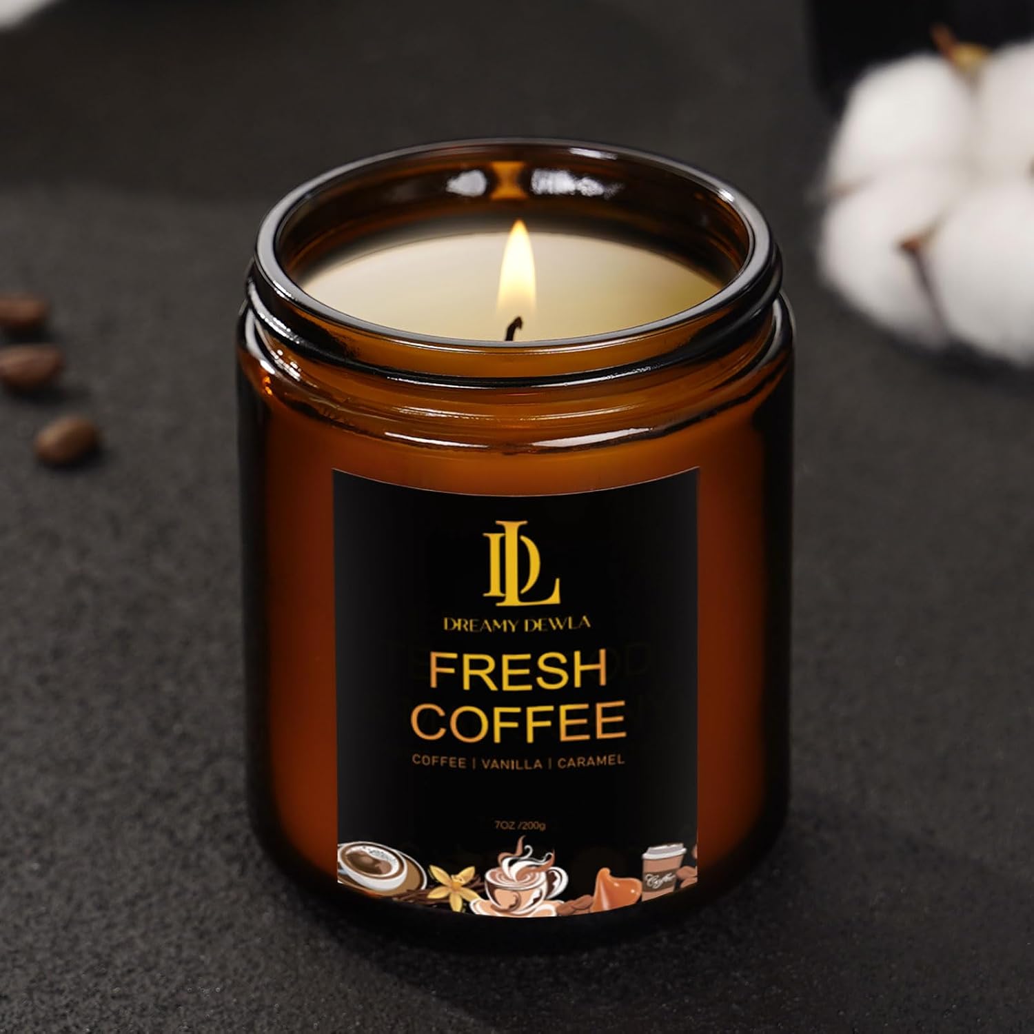 Fall Candles Set, 4 of 28oz Soy Wax Scented Candle