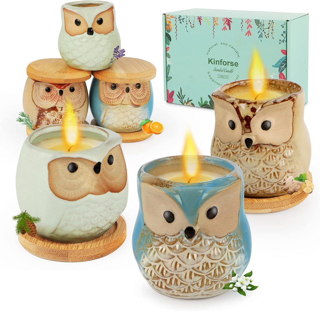 OWL Scented Candle Set