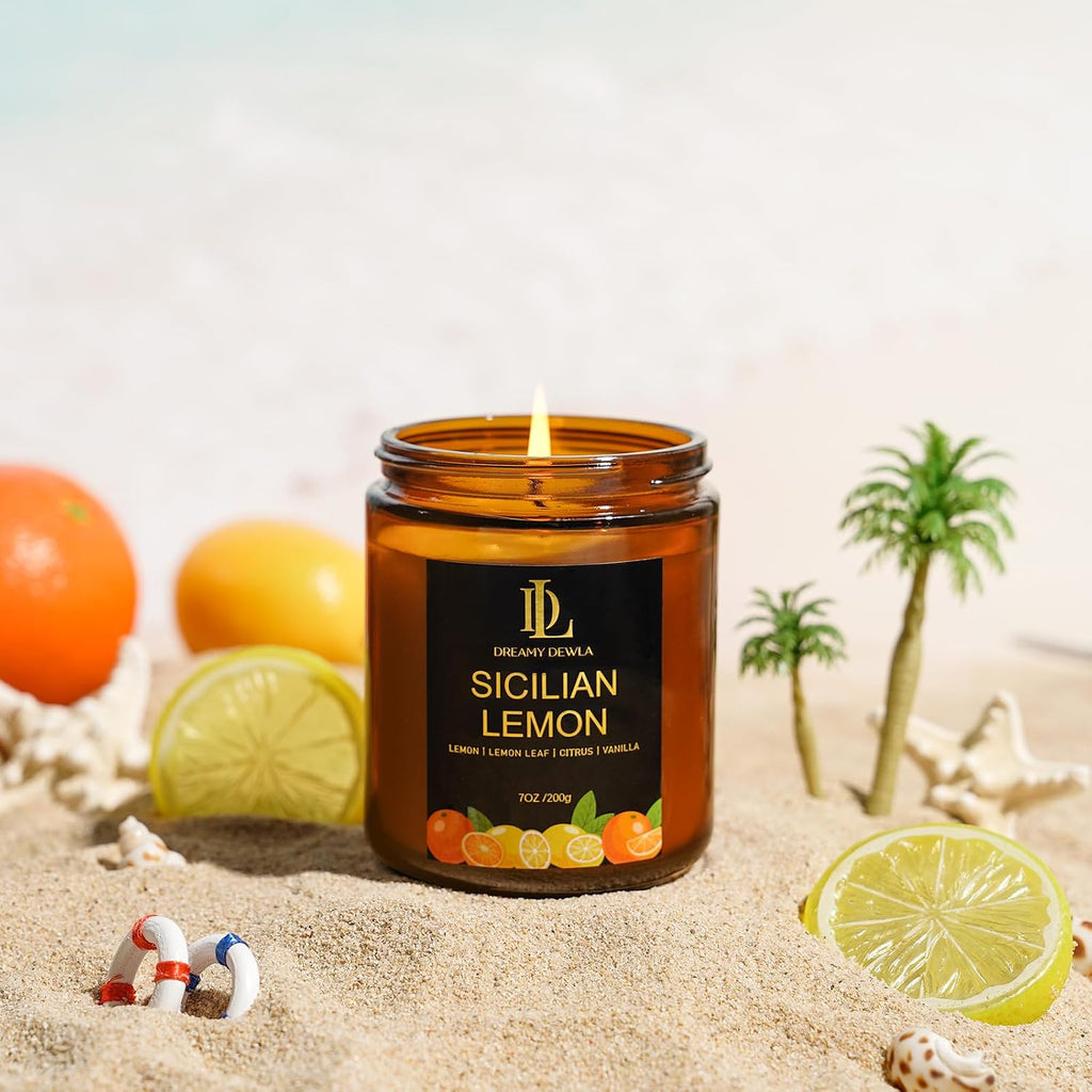 Fall Candles Set, 4 of 28oz Soy Wax Scented Candle