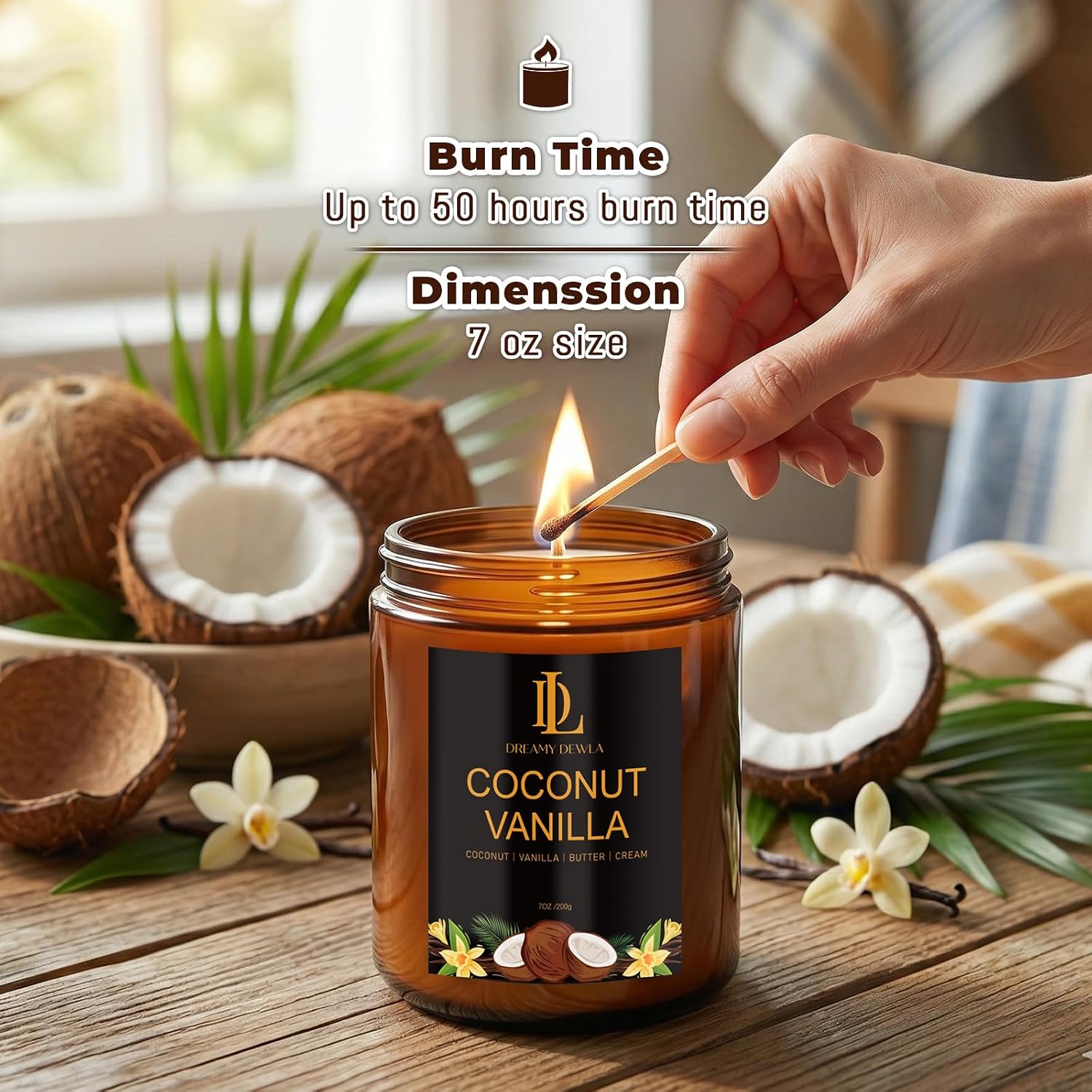 Fall Candles Set, 4 of 28oz Soy Wax Scented Candle