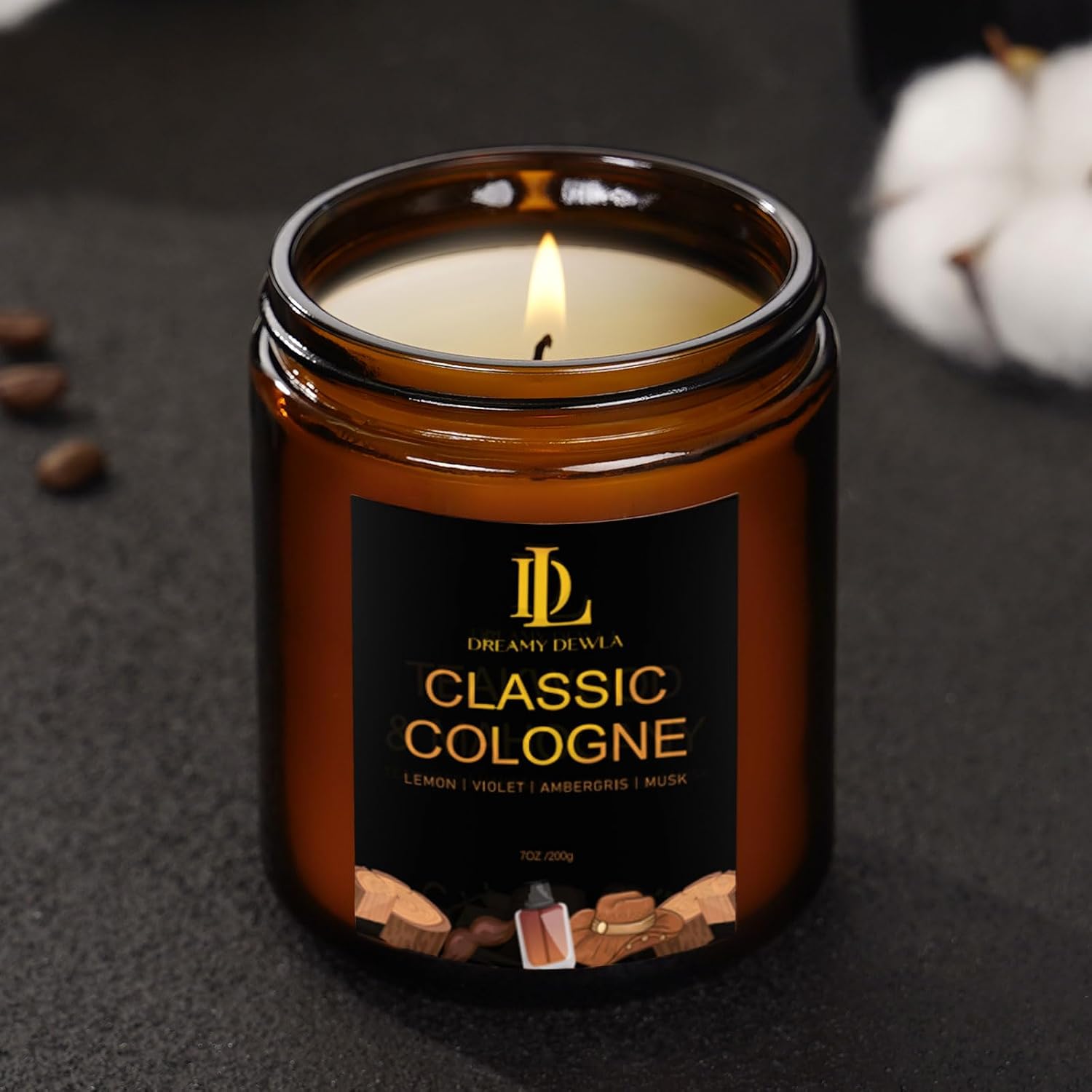 Fall Candles Set, 4 of 28oz Soy Wax Scented Candle