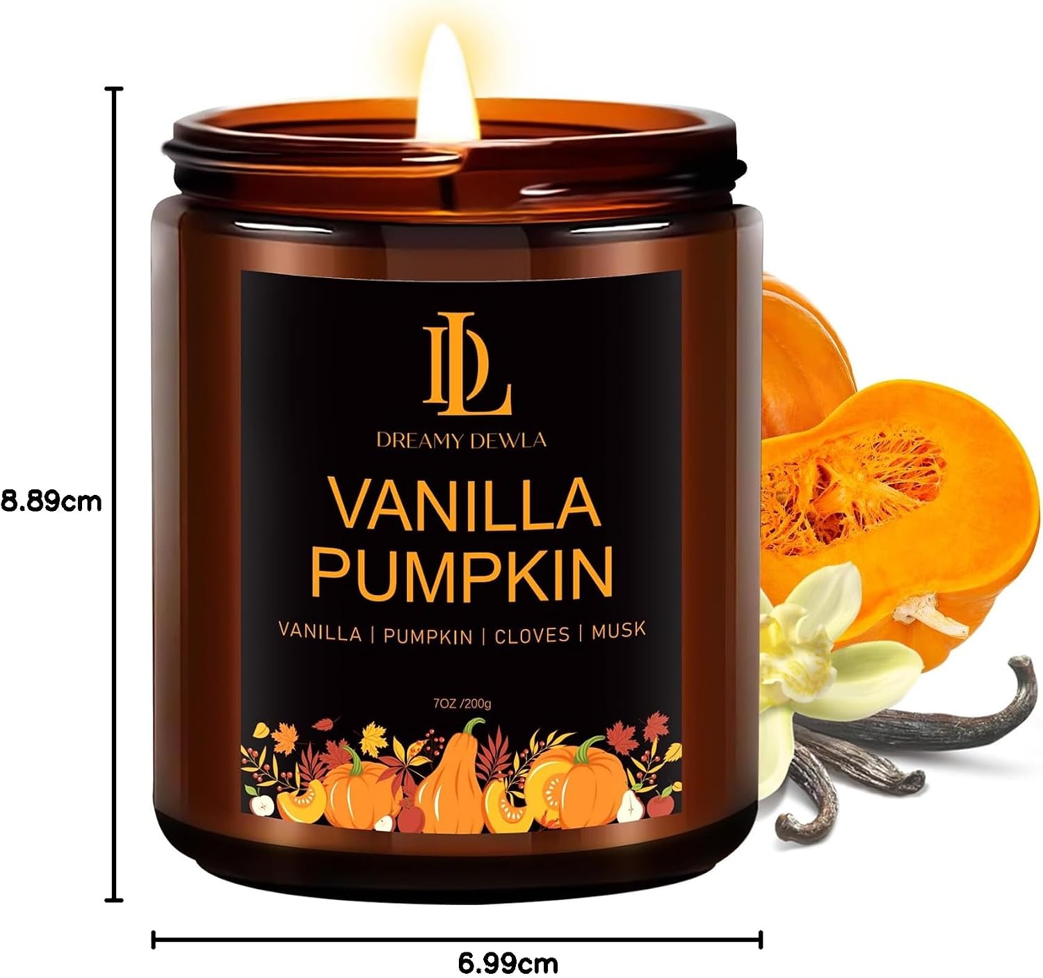 Fall Candles Set, 4 of 28oz Soy Wax Scented Candle