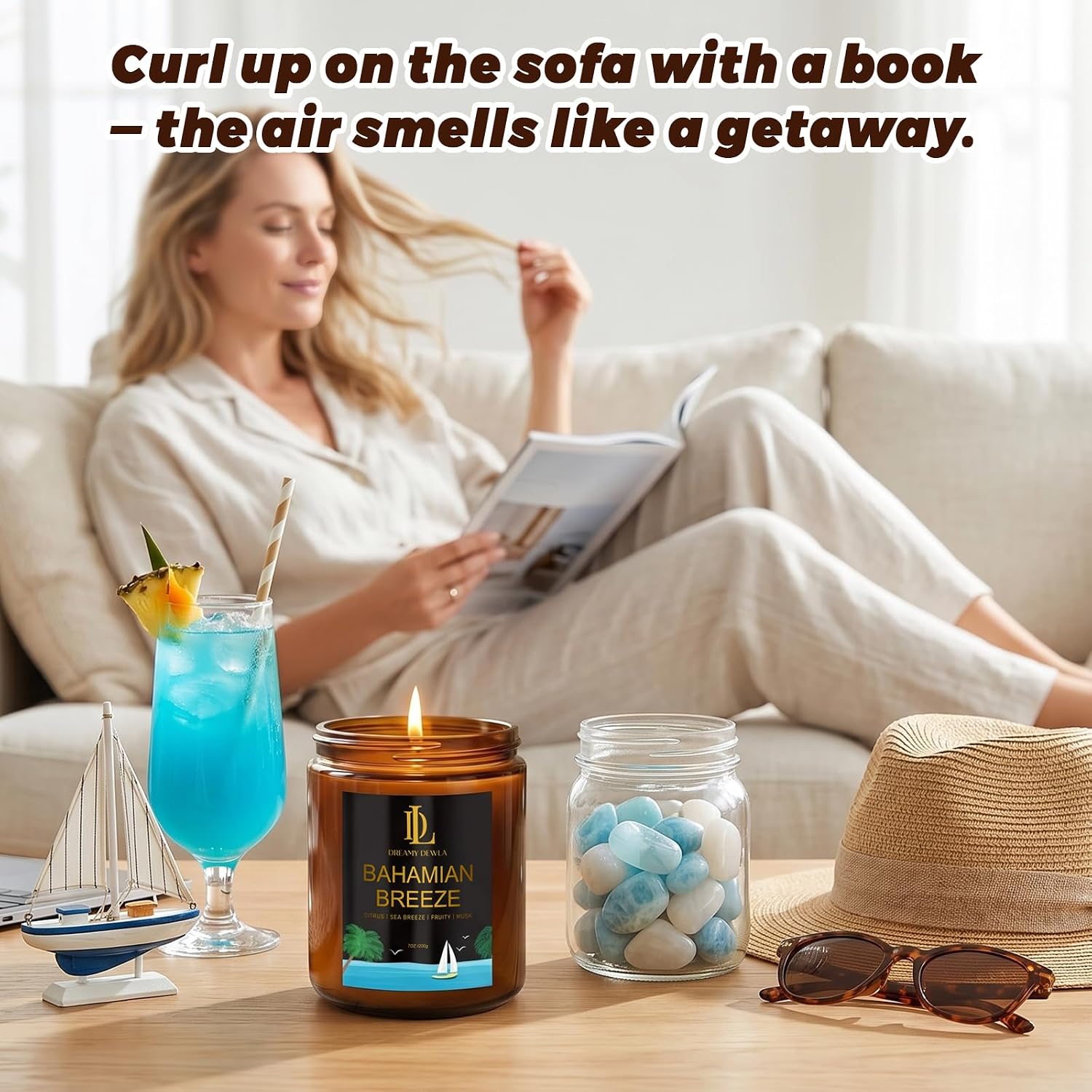 Fall Candles Set, 4 of 28oz Soy Wax Scented Candle