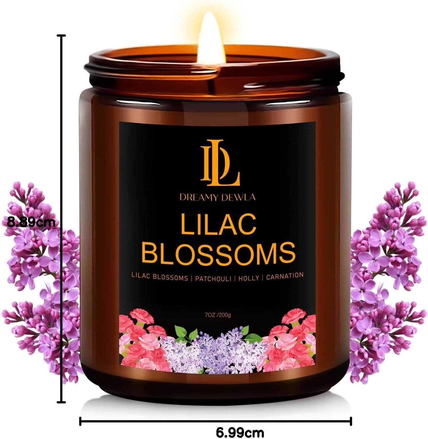 Fall Candles Set, 4 of 28oz Soy Wax Scented Candle