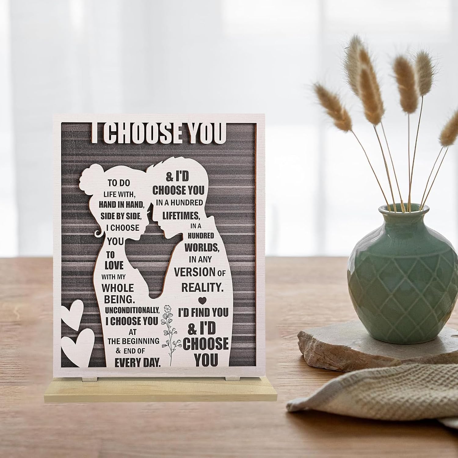 "I Choose You" sign