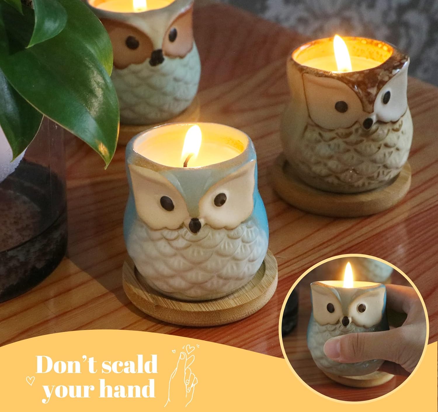 OWL Scented Candle Set