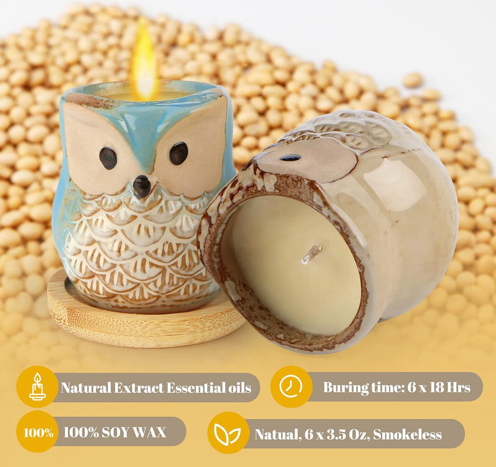 OWL Scented Candle Set