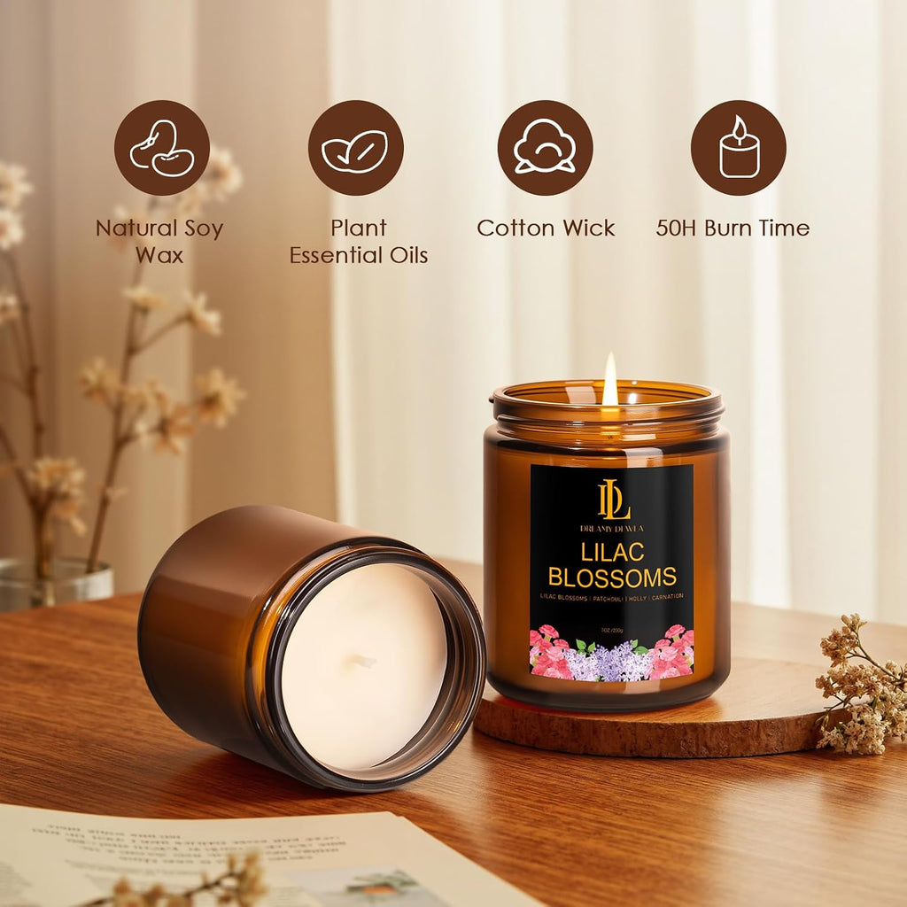 Fall Candles Set, 4 of 28oz Soy Wax Scented Candle
