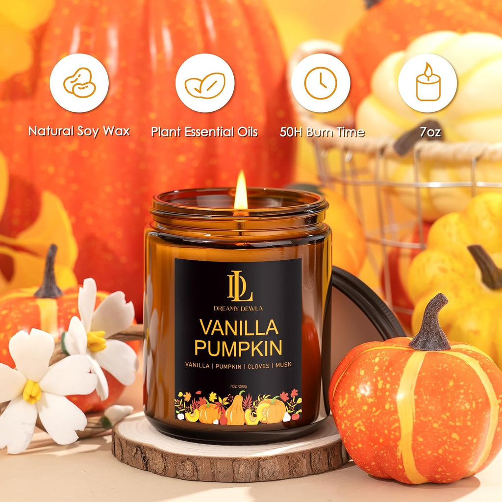 Fall Candles Set, 4 of 28oz Soy Wax Scented Candle