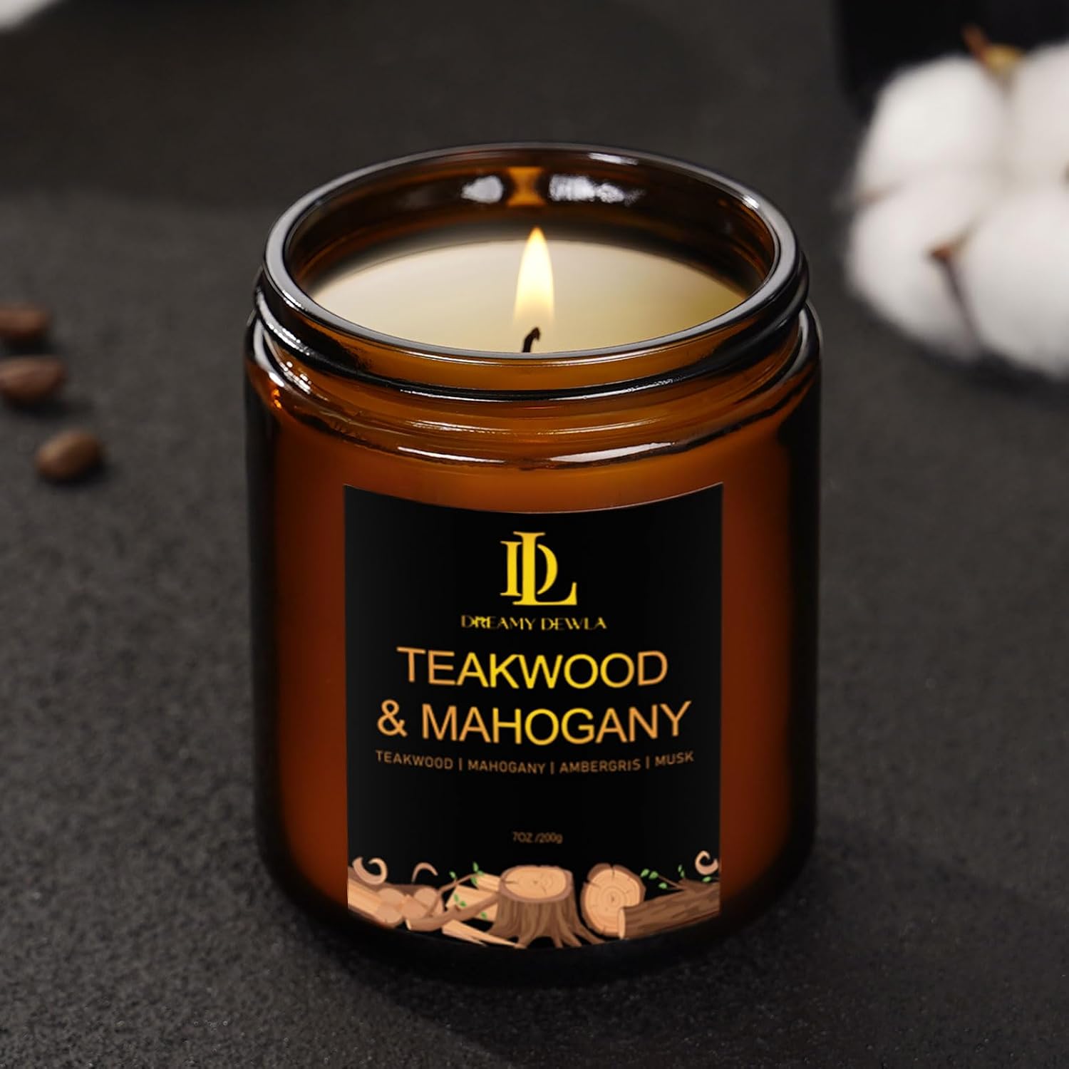 Fall Candles Set, 4 of 28oz Soy Wax Scented Candle
