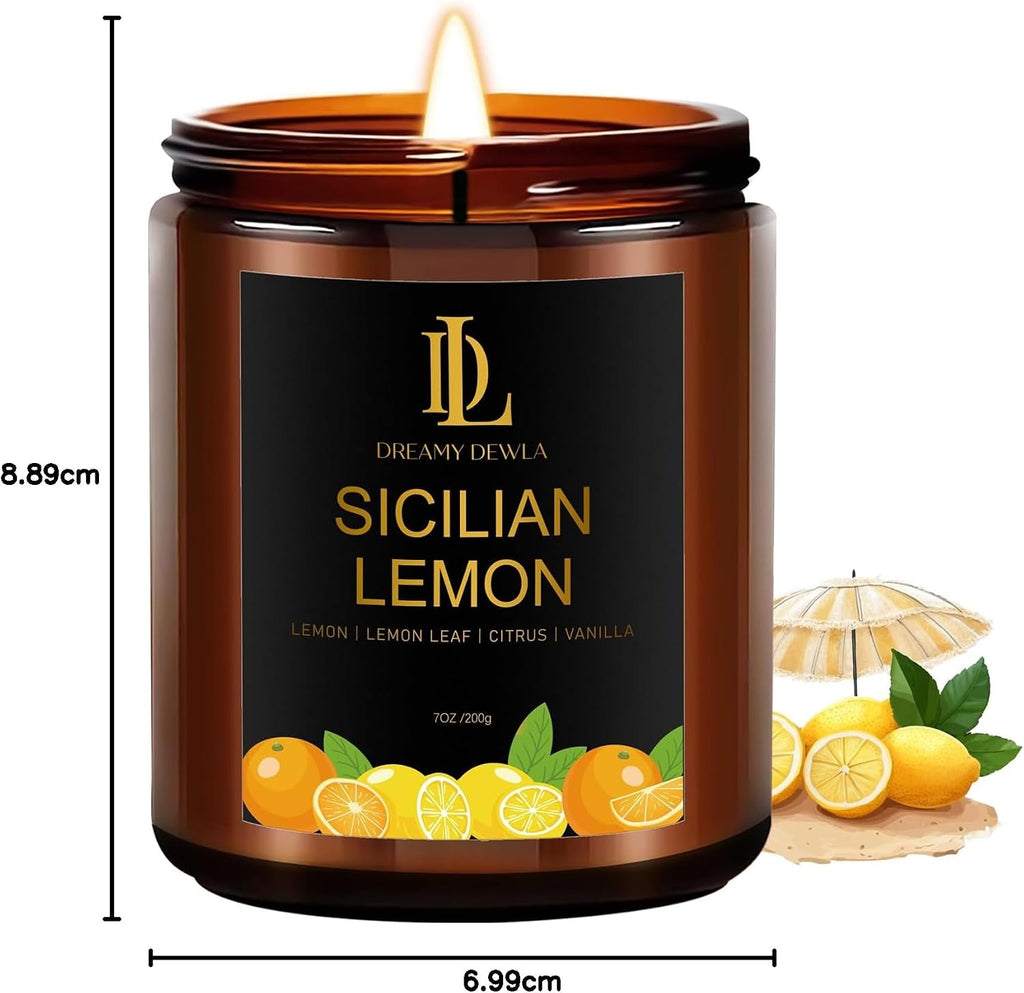 Fall Candles Set, 4 of 28oz Soy Wax Scented Candle