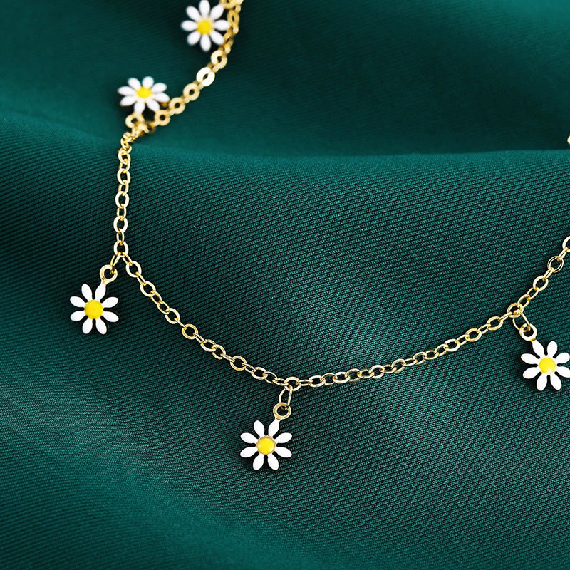 Bohemian Daisy Anklets