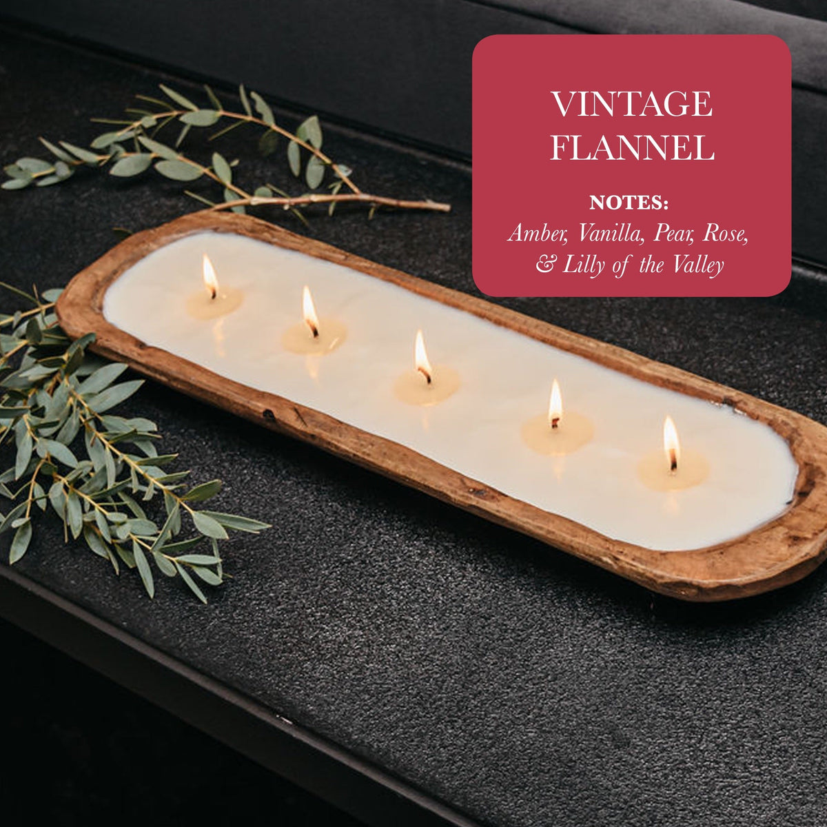 5-Wick Dough Bowl  Candles