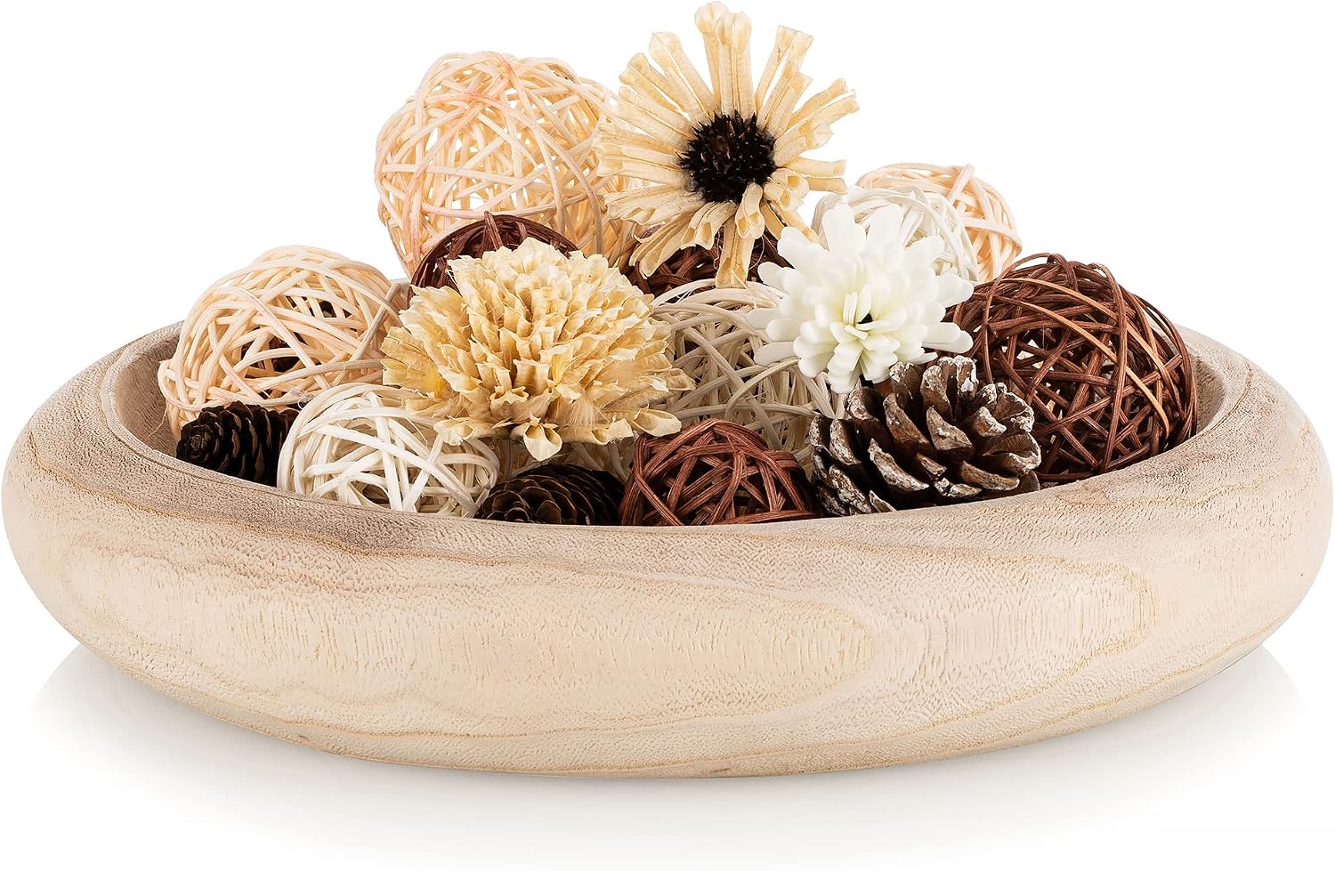Decorative Dough Wood Bowl: Small Heart Shaped Bowls