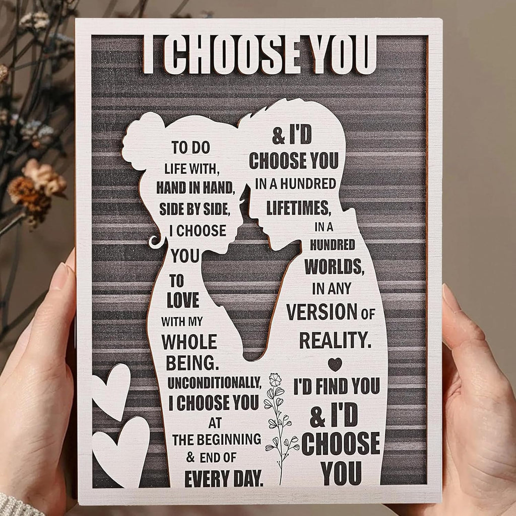 "I Choose You" sign