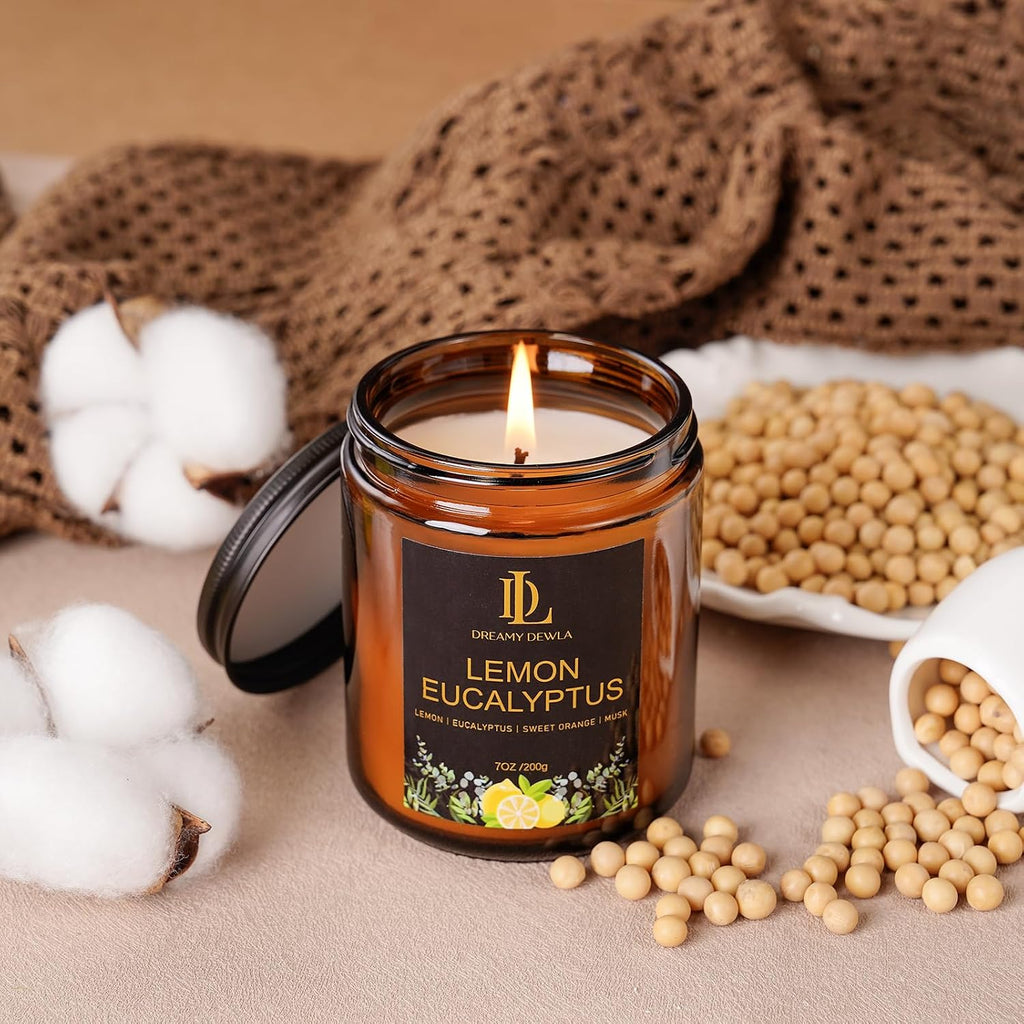 Fall Candles Set, 4 of 28oz Soy Wax Scented Candle