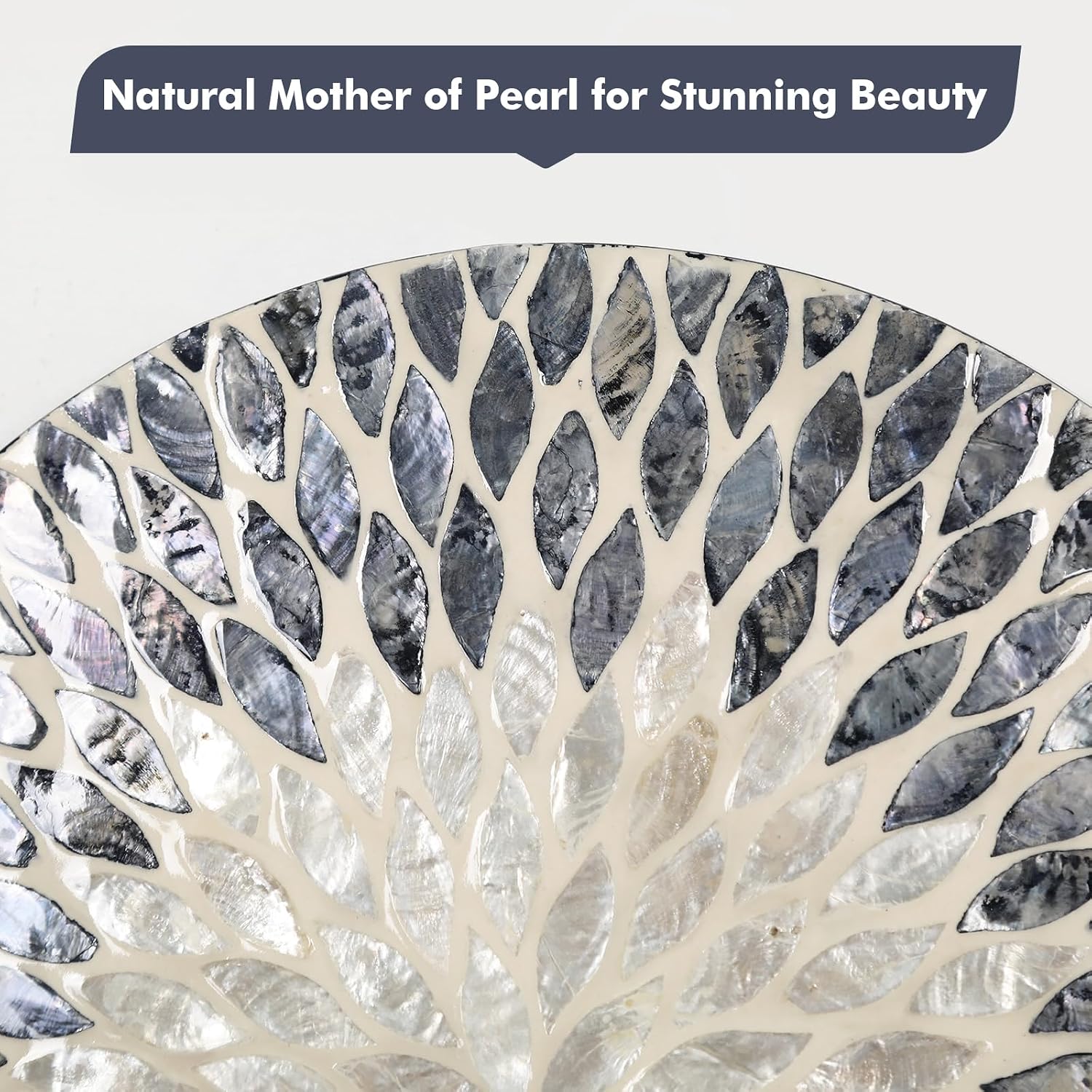 Handmade Mother of Pearl Coastal Wall Plates Art Decoration