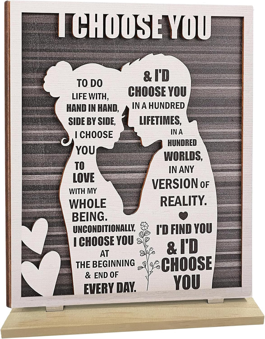 "I Choose You" sign