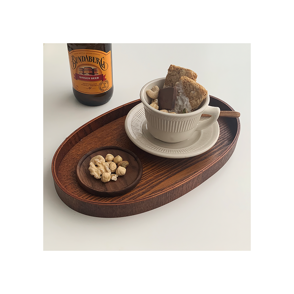 Japanese Walnut  Wooden Coasters