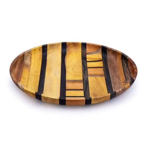 Artisan Upcycled End Grain Fruit Bowls (2 Patterns & 2 Sizes