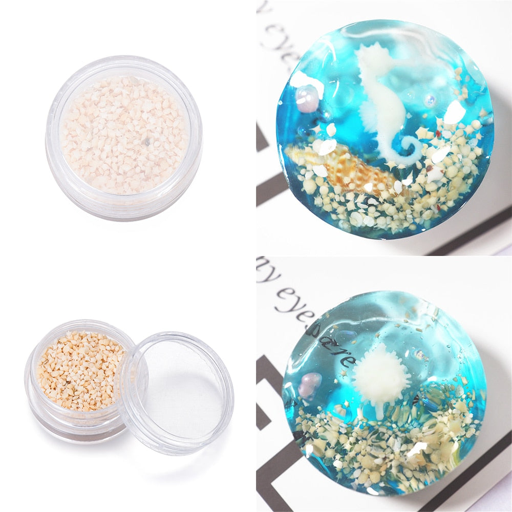 Diy crystal UV resin model epoxy filling star sand