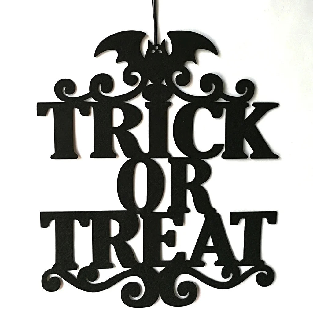 Halloween Door Decoration- "The Witch Is In" Hanging Sign